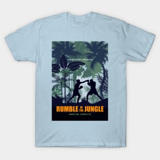 Rumble in the Jungle - Alternative Movie Poster T-Shirt